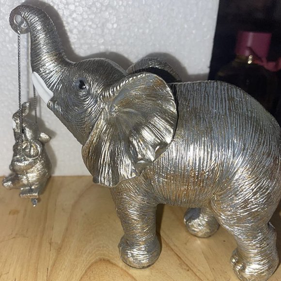 Elephant Jungle Decor African Safari Figurine Animal Mantel Table Decoration New - Picture 6 of 7